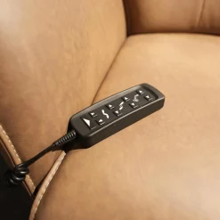 himolla Polstergruppen|Ecksofa Spektra 1180 Leder 24 Wüste Braun Metallkufe Metall Anthrazit Mit Verstellung Und Sessel