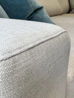 Bielefelder Werkstätten Ecksofas|Ecksofa Spirit Stoff Bonito 9 6007 171 Beige Metallfuß Matt Schwarz Pulverbeschichtet