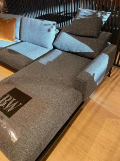 Bielefelder Werkstätten Ecksofas|Ecksofa Spirit Stoff Prince BW-1781-191Anthrazit Metallfuß Matt Schwarz