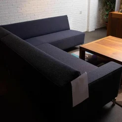 Jame Ecksofas|Ecksofa Suze Stoff Happy 48 Dark Blue Dunkelblau