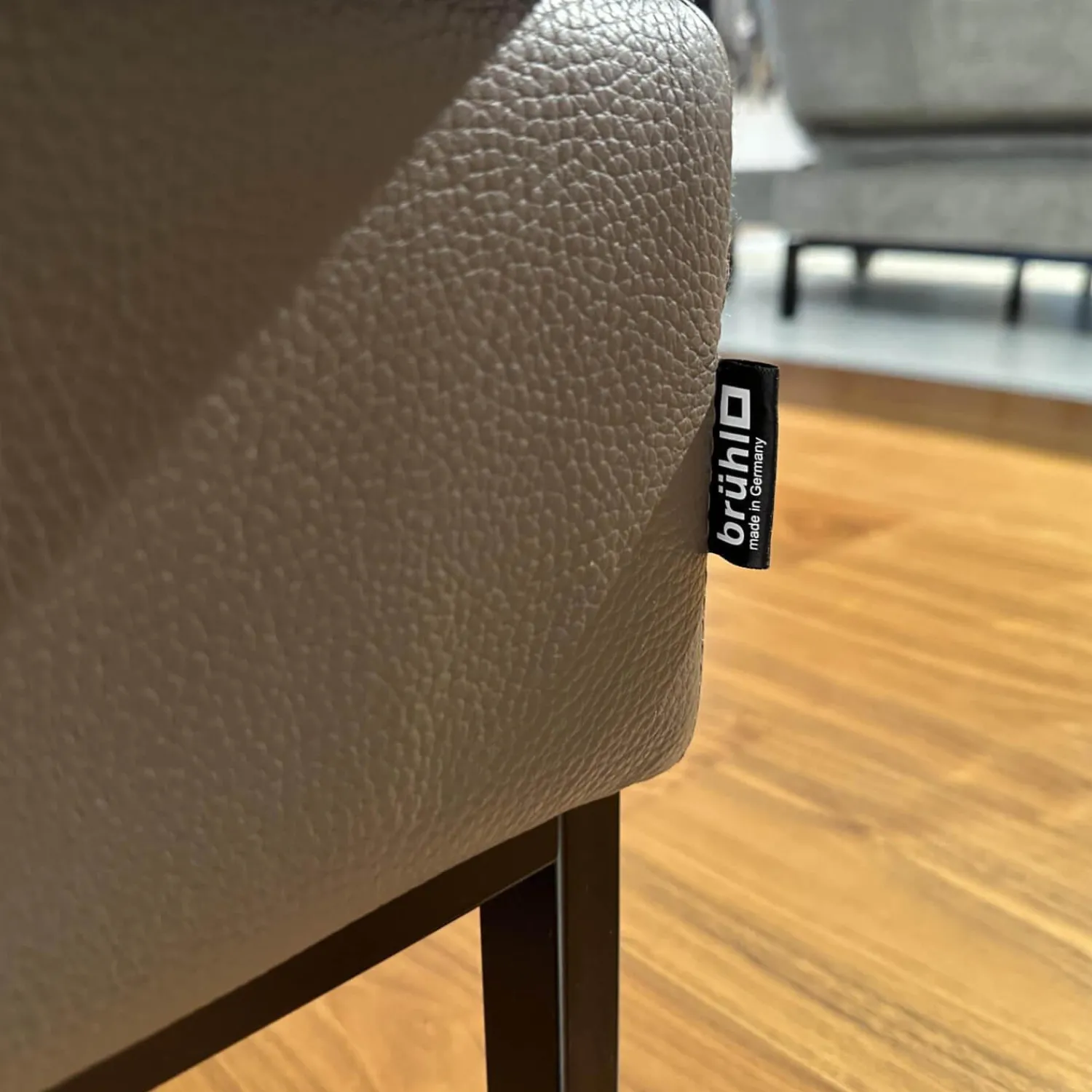 Brühl Ecksofas|Ecksofa Tomo Compact Leder Unit 5432 29 Braun Gestell Metall Schwarz Pulverbeschichtet Mit Verstellbarer Lehne