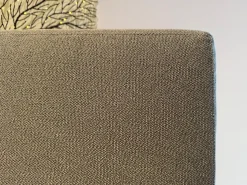 Brühl Ecksofas|Ecksofa Tomo Soft Stoff 3677 20 Braun Gestell Buche Gebeizt Nussbaum Dunkel Und Metall Schwarz Inklusive Kissen