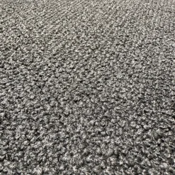 Leolux Ecksofas|Ecksofa Turia Stoff Monza 84 Grau Füße Epoxy Lack Schwarz