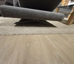 Koinor Ecksofas|Ecksofa Upgrade Stoff 10 Calypso 27 Grau Schwertkufe Aluminium Bronziert Mit Schwenkbarer Armlehne