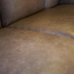 Jess Ecksofas|Ecksofa Vasa Rustikales Leder Dunkelbraun Beine Schwarz