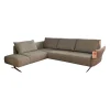 Koinor Ecksofas|Ecksofa Vineto Stoff 13-Lauro 93 Grau Gestell Nickel