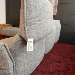 Koinor Ecksofas|Ecksofa Vineto Stoff 13-Lauro 93 Grau Gestell Nickel