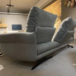 W. Schillig Ecksofas|Ecksofa Willoow 26702 Stoff 70 Q2 Silver Grey 01022 Füße Schwarz