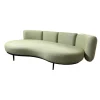 Royal Botania Ecksofas|Ecksofa Wohnlandschaft Organix Lounge Bezug Stoff Dry Sage Linen Grün