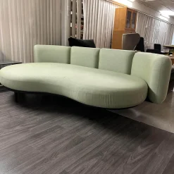 Royal Botania Ecksofas|Ecksofa Wohnlandschaft Organix Lounge Bezug Stoff Dry Sage Linen Grün