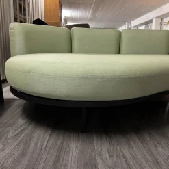 Royal Botania Ecksofas|Ecksofa Wohnlandschaft Organix Lounge Bezug Stoff Dry Sage Linen Grün