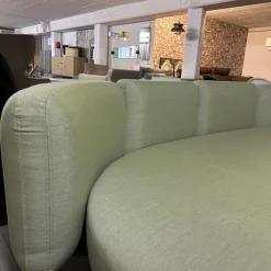 Royal Botania Ecksofas|Ecksofa Wohnlandschaft Organix Lounge Bezug Stoff Dry Sage Linen Grün