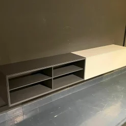 Piure Kommoden & Sideboards|Edit Sideboard Hängend Mattlack Links Graphite Rechts Light Grey Grau