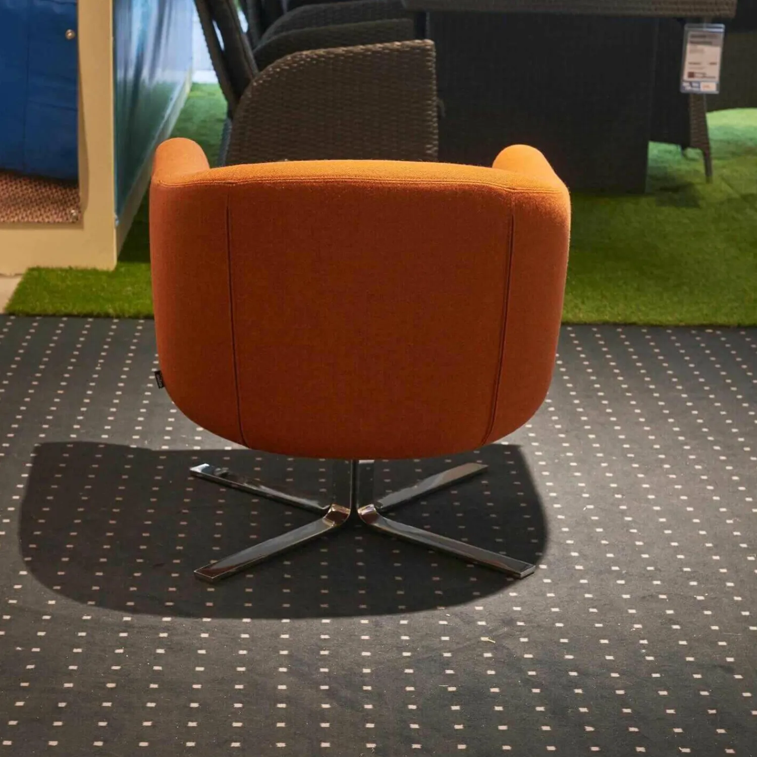 Erpo Relaxsessel|Einzelsessel CL 113.15 Stoff Ploegwool 14 Mit Kreuzfuß