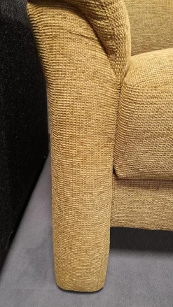 Arco 2-Sitzer-Sofas|Einzelsofa 50000 Stoff Lime Green Gelb mit manueller Sitztiefenverstellung