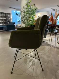 COR Einzelstühle|Einzelstuhl Alvo Stoff 8168 Moos Grün