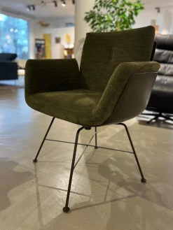 COR Einzelstühle|Einzelstuhl Alvo Stoff 8168 Moos Grün