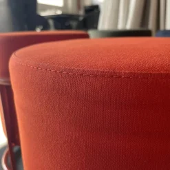 COR Hocker & Sitzsäcke|5er Hockergruppe Drop In Dunkelblau Rotorange Und Olive