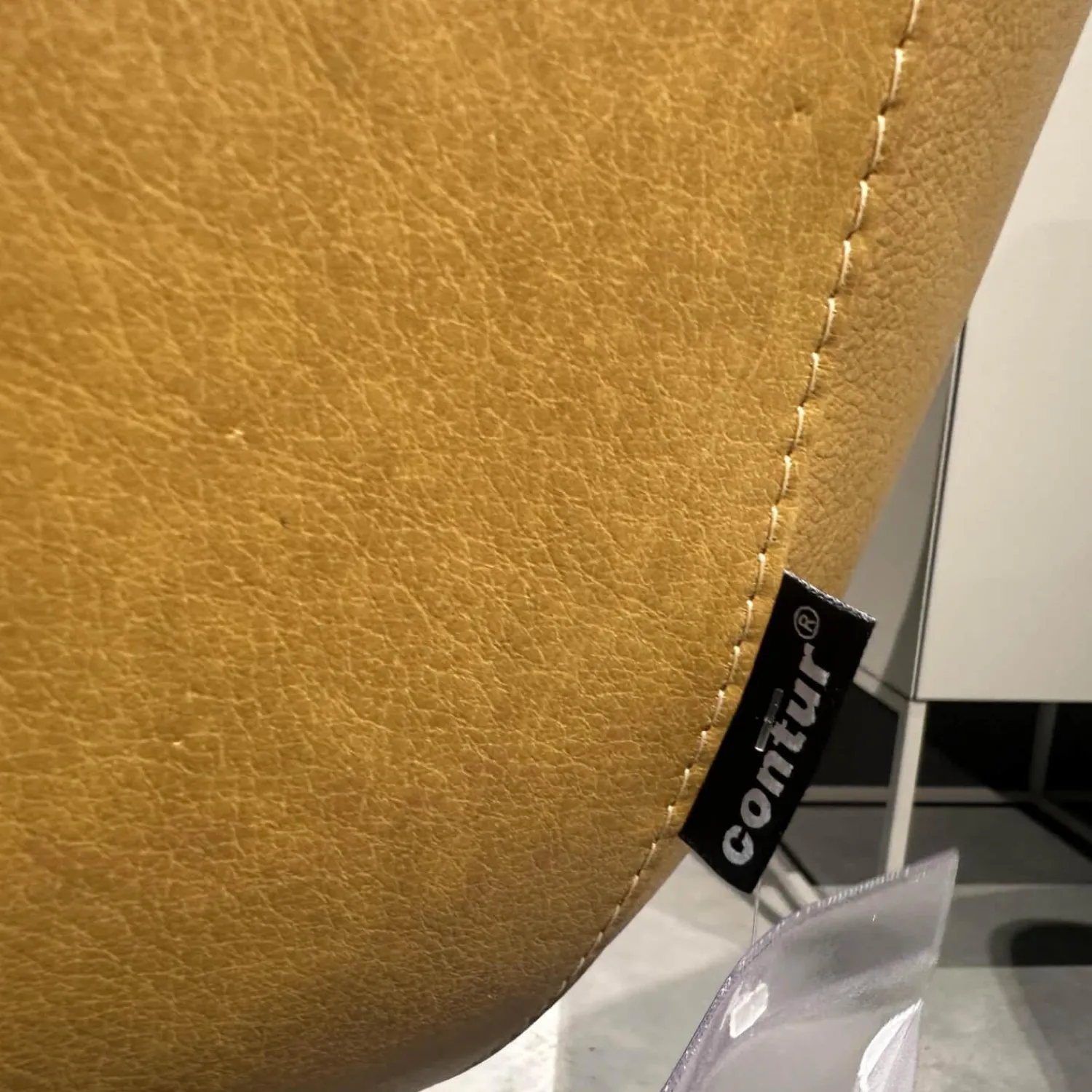 Contur Stuhlsets|3er Set Armlehnstuhl Mis Leder Bolf Kurkuma Gelb Gestell Metall Anthrazit Mit Kunststoffgleitern