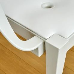 DEDON Stuhlsets|2er Set Armlehnstuhl Play P Starck Sitz Und Rücken Synthetik Weiß Gestell Chalk Weiß