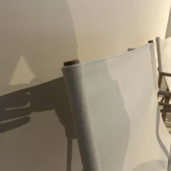 KFF Stuhlsets|2er Set Armlehnstuhl Pool Outdoor Stoff Mare 512 Sand Beige Gestell Metall Struktur Moodbeige