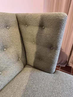 Bielefelder Werkstätten Bänke|2er Set Bank Polo BW 167 6002 Stoff Queen 1775 434 Grün Gestell Eiche Natur Geölt