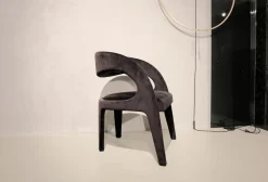 Fendi Casa Stuhlsets|4-er Set Berenice Chair 2 Stoff A073 Black 2 Stoff A045 Paprika