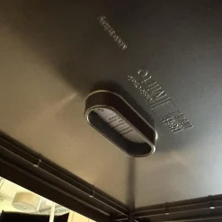 B&B Italia Hocker & Sitzsäcke|2-er Set Hocker Mirto Stoff Scozia 2489151 Grau Füße Schwarzchrom Lackiert