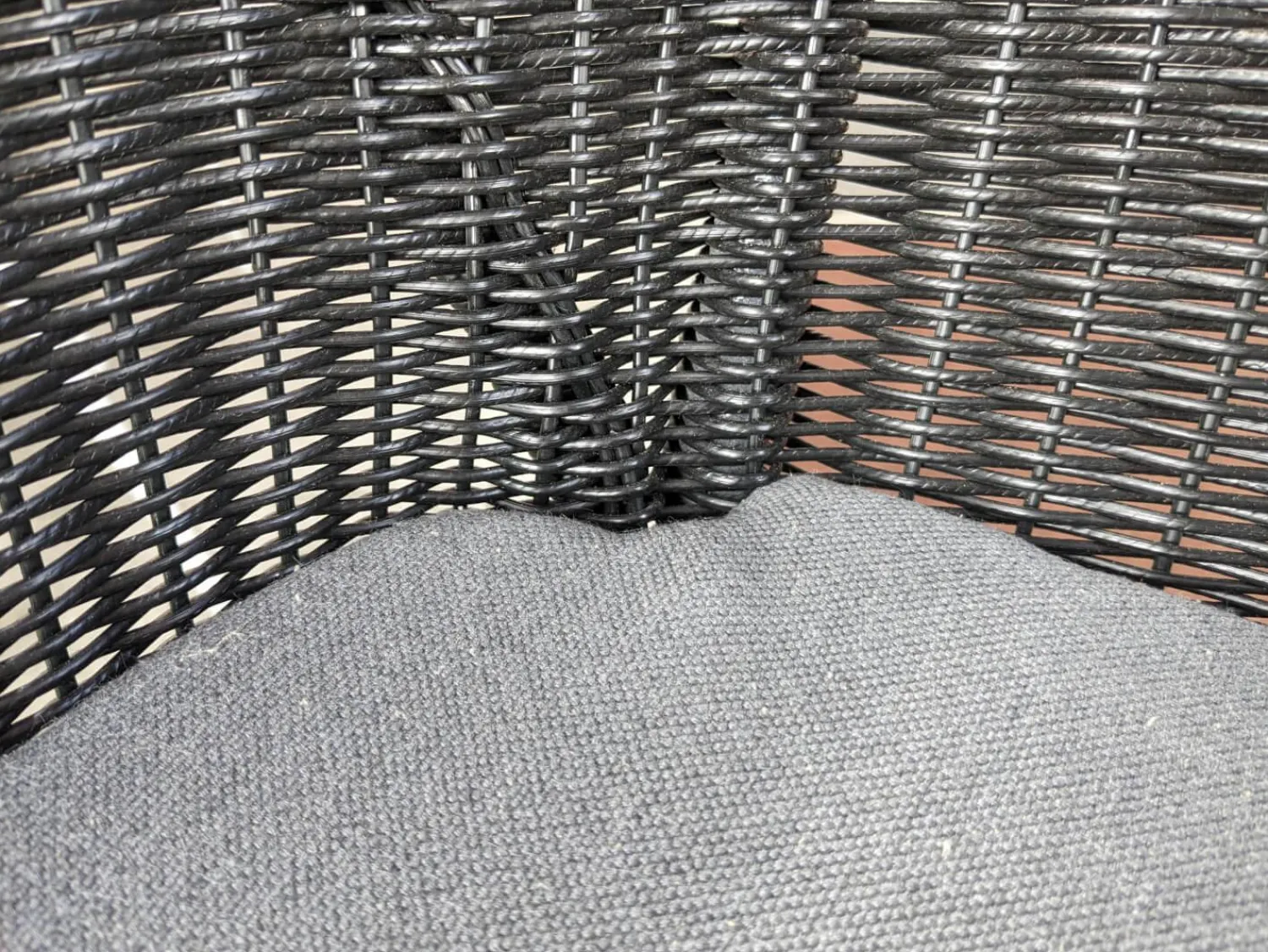 Cane Line Gartenstühle|4er Set Outdoor-Sessel Breeze Cane -Line Faser Natte Grau Aluminium