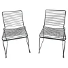 Hay Gartenstühle|2er Set Outdoorstuhl Hee Dining Metall Schwarz