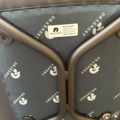 Draenert Stuhlsets|4er Set Schalenstuhl DAN 2042 Leder I 740013 Braun Gestell Dunkelbronze Eloxiert Mit PVC Gleitern