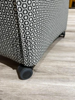 Mobitec Stuhlsets|6er Set Sessel MR Picara 317 Stoff Yves Silver 12 Grau Und Stoff Mango Grey Grau 18746 Füße Rollen Schwarz