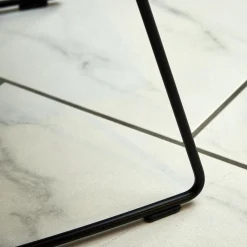 Draenert Stuhlsets|4er Set Stuhl Dexter 2057-I Leder II Elmosoft 11049 Grau Drahtgestell Schwarz