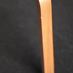 COR Stuhlsets|2er Set Stuhl Fino Ohne Armlehnen Mit Hoher Rückenlehne Leder 216 Braun Gestell Holz Nuss Natur Mit Filzgleitern