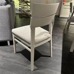 Wöstmann Stuhlsets|4er Set Stuhl 674G WM Casa 220 Stoff Lennon Silver Lining 12702 Grau Gestell Pinie Grau Soft Ohne Tisch