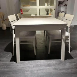 Wöstmann Stuhlsets|4er Set Stuhl 674G WM Casa 220 Stoff Lennon Silver Lining 12702 Grau Gestell Pinie Grau Soft Ohne Tisch