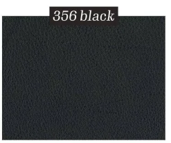 KFF Stuhlsets|4er Set Stuhl Gaia Sitzfläche Leder Rawhide 356 Schwarz Rücken Stoff Picasso 5363 Gold Braun 4 Fuß Rundrohrgestell Metall Schwarz