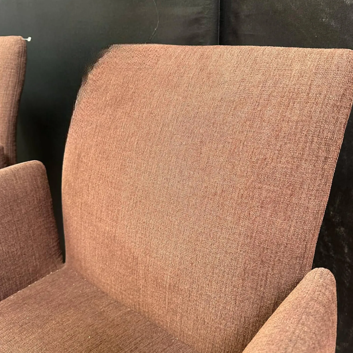 COR Stuhlsets|4er Set Stuhl Jalis 541 Stoff 10125 Bordeaux Rot Drahtgestell Lack RAL 010 20 10 Wengenschwarz Mit Filzgleiter