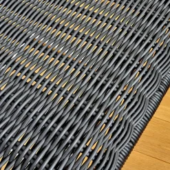 Bacher Stuhlsets|4er Set Stuhl Jimmy Saleen Geflecht Schwarz Gestell Chrom