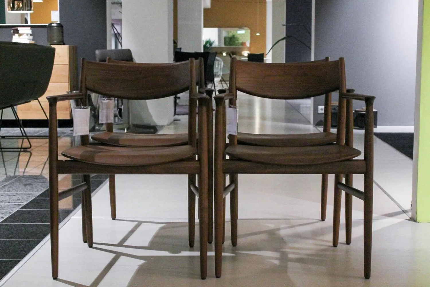 Conde House Stuhlsets|4er Set Stuhl Kamuy Nussbaum