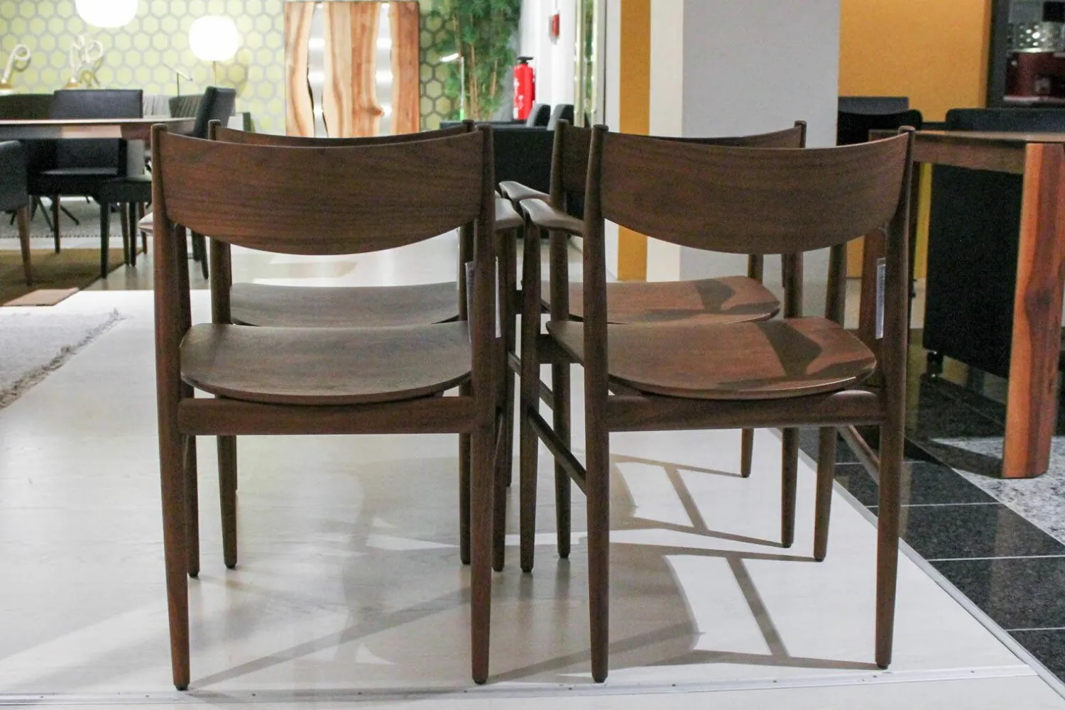 Conde House Stuhlsets|4er Set Stuhl Kamuy Nussbaum