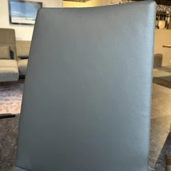 Bacher Stuhlsets|3er Set Stuhl Karma Leder Toledo Anthrazit Gestell Flachstahl Schwarz Mit Und Ohne Armlehnen