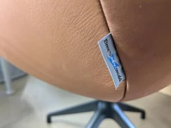 Bree's New World Stuhlsets|4er Set Stuhl Kiq Leder Gogain Cognac Braun