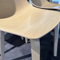 Lapalma Stuhlsets|4-er Set Stuhl Miunn S164VS Eiche Gebleicht