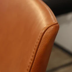 Gealux Stuhlsets|2er Set Stuhl Orlando Leder Polo 10 93 Braun Und Stoff Miuna 75 Grau Gestell Metall Schwarz