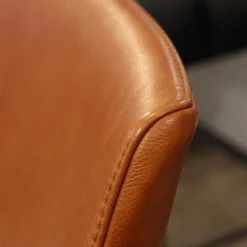 Gealux Stuhlsets|2er Set Stuhl Orlando Leder Polo 10 93 Braun Und Stoff Miuna 75 Grau Gestell Metall Schwarz