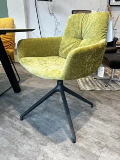 Raum.Freunde Stuhlsets|6er Set Stuhl Pelle Stoff Oxford 503 Senf Gelb Und 400 Gelb Untergestell Anthrazit Inklusive Gleiter