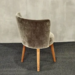 Bielefelder Werkstätten Stuhlsets|2er Set Stuhl Polo Cocktail Stoff Emilia B-121 Untergestell Nussbaum Geölt Mit Drehfunktion Und Rückholmechanik