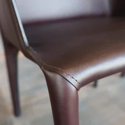 Walter Knoll Stuhlsets|4er Set Stuhl Saddle Chair Leder Saddle Braun 2 Stühle Mit 2 Stühle Ohne Armlehne