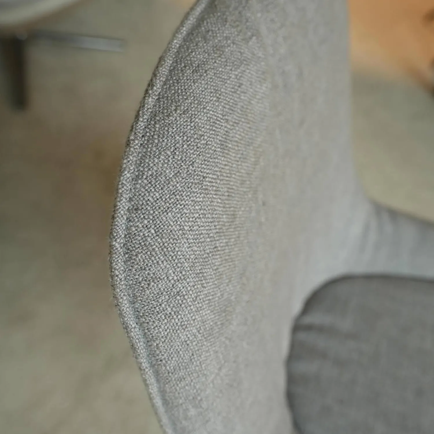 Walter Knoll Stuhlsets|2er Set Stuhl Sheru Stoff Gaia 7891 Platin Grau 4 Bein Untergestell Matt Pulverbeschichtet Schwarz